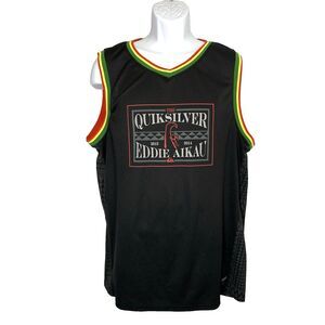 Quiksilver Hawaii 2013-14 Tank Top Jersey XXL Eddie Aikau Rasta Reggae Colorway